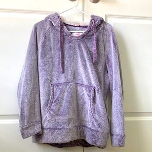 It’s a really soft and comfy hoodie. It’s size small and from Members Mark.